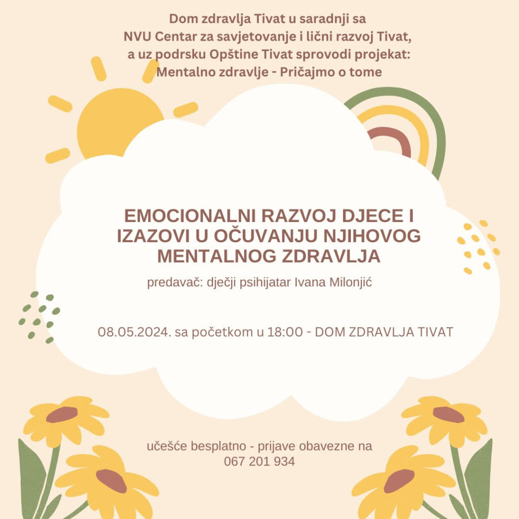 Predavanje o emocionalnom razvoju djece