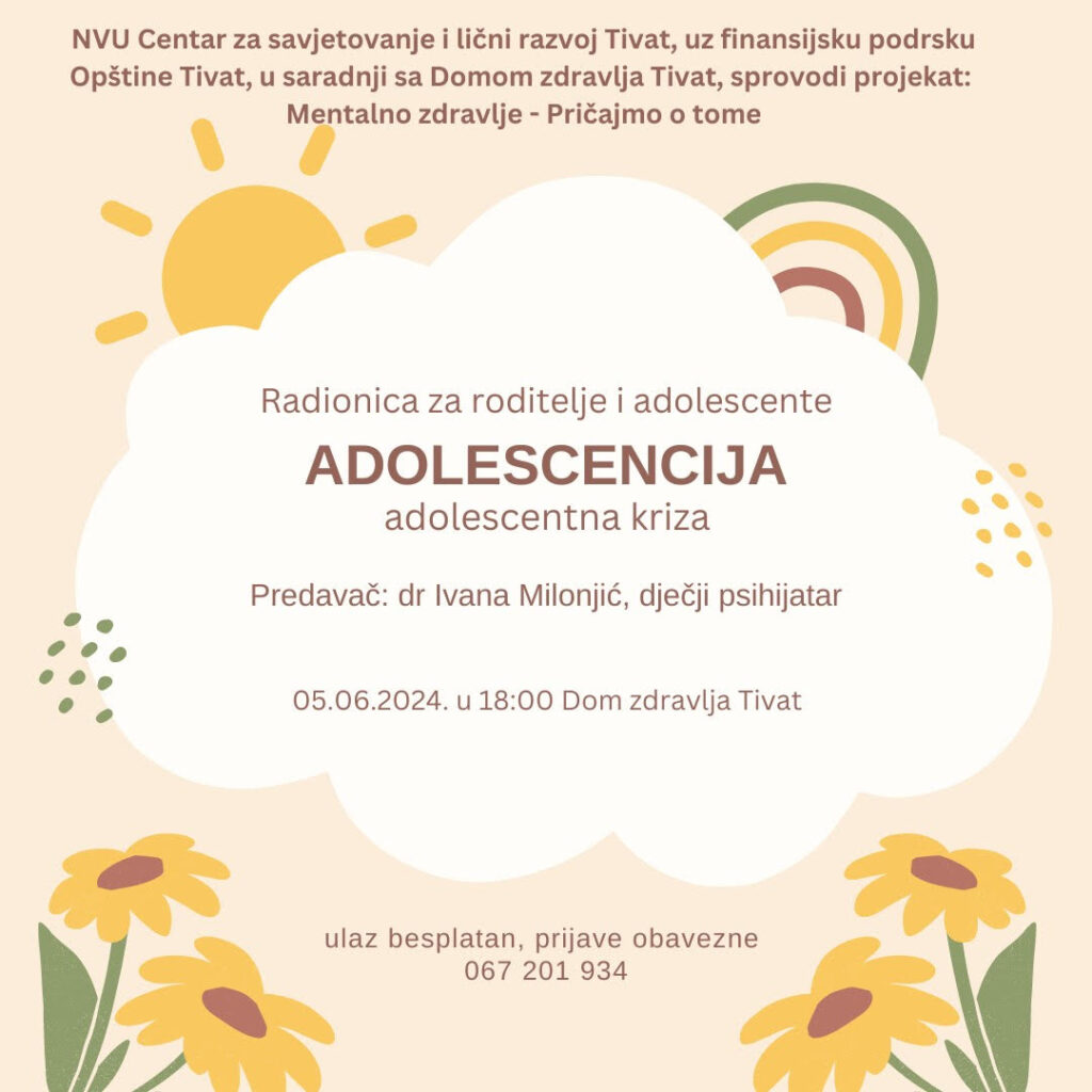 Radionica o adolescentnoj krizi