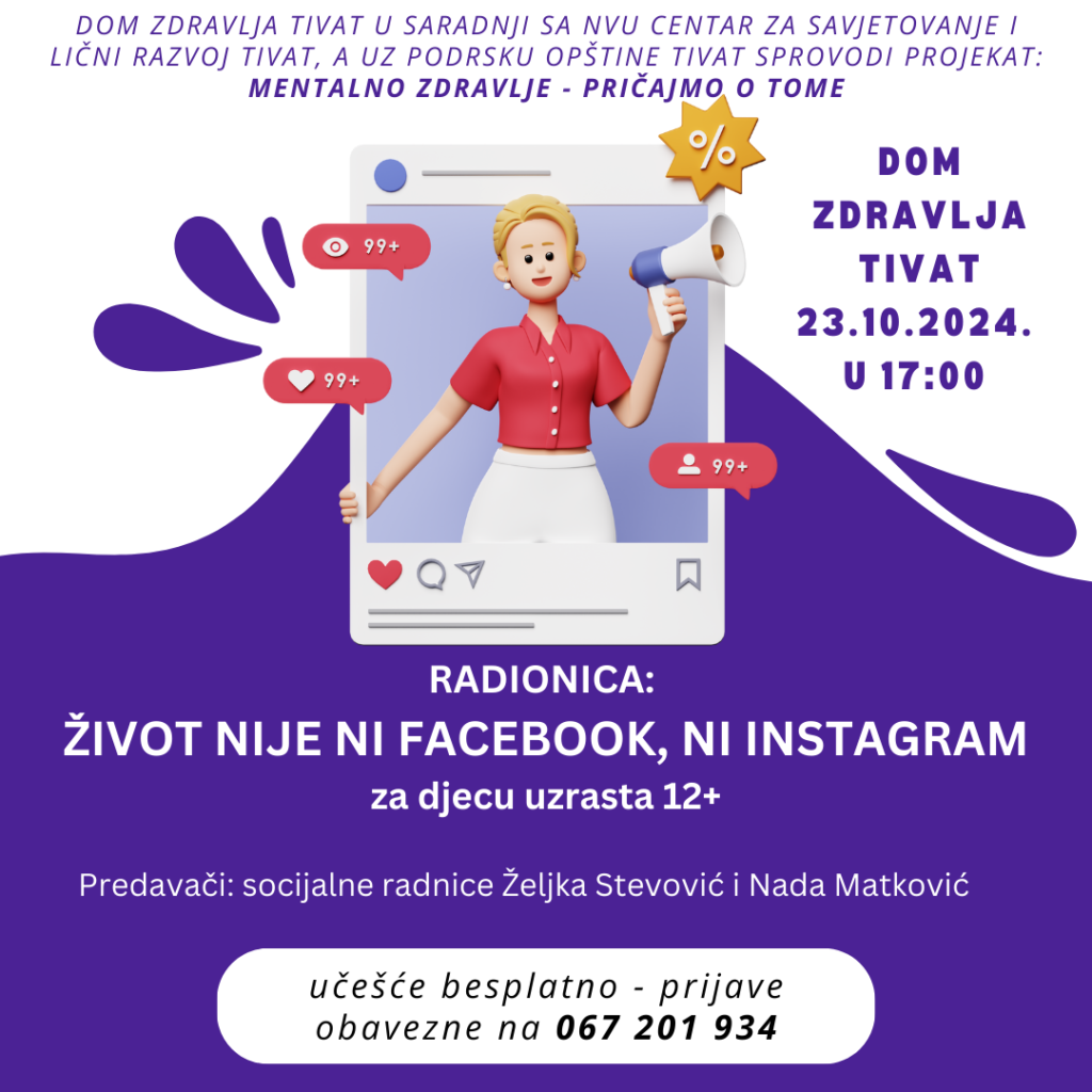 Život nije no facebook ni instagram